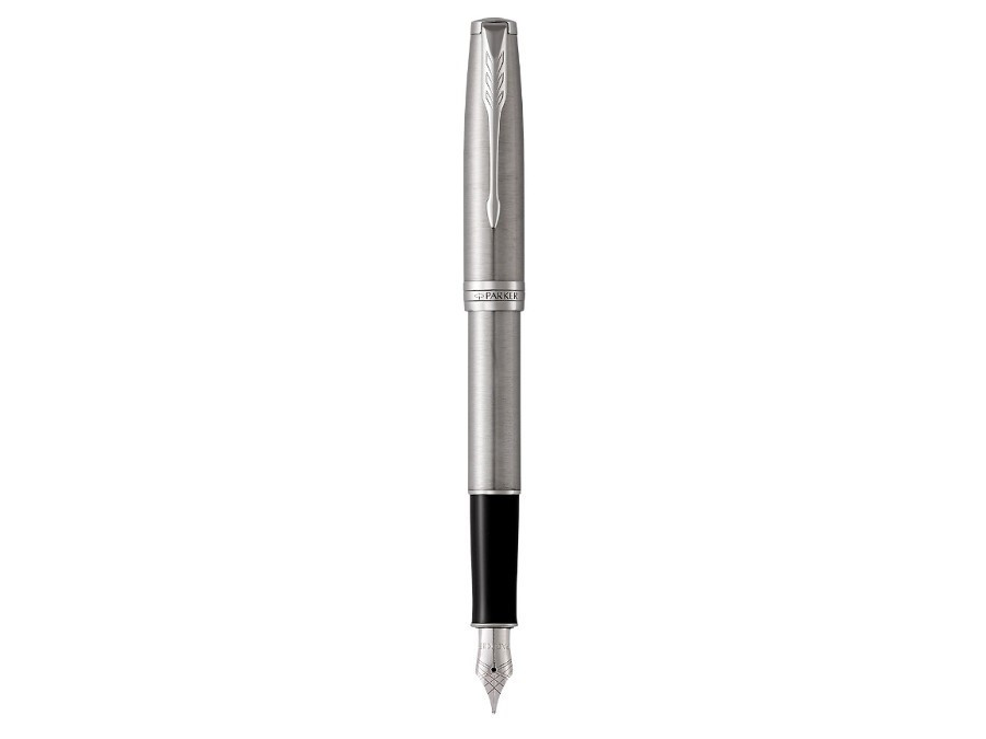Писалка Parker Sonnet NEW St. Steel CT, мат + подарък луксозна кутия с тефтер