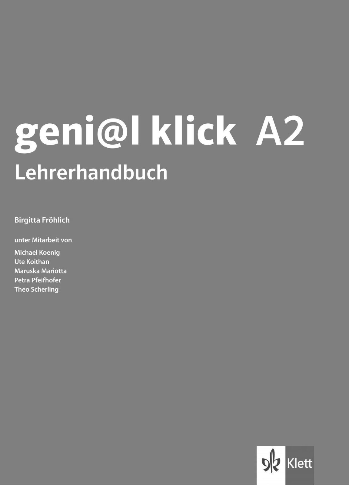 Genial klick A2 Lehrerhandbuch / Книга за учителя по немски език със CD - 8. клас (интензивен)