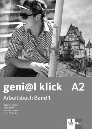 Genial klick A2, Arbeitsbuch mit Audio Teil 1 / Работна тетрадка 1 по немски език със CD - 8. клас (интензивен)