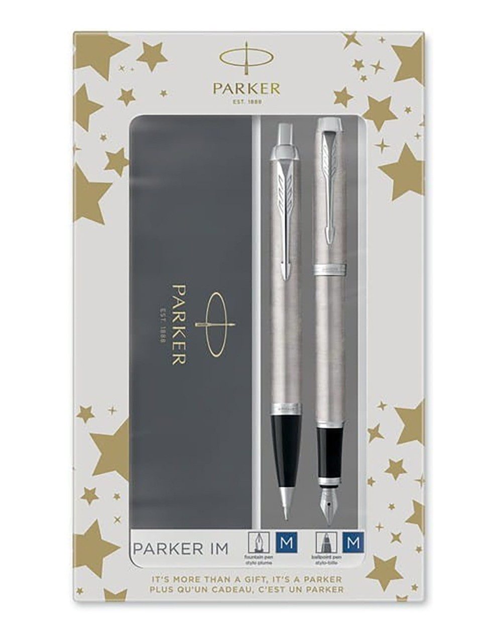 Комплект Parker IM Stainless Steel CT, химикалка и писалка