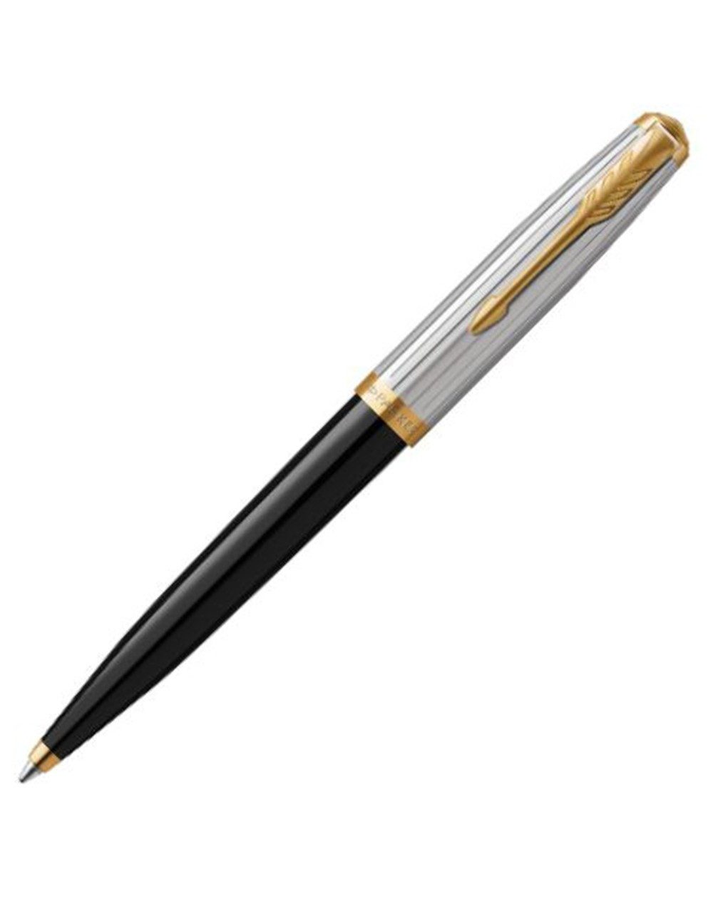 Химикалка Parker Royal 51 Premium, сребро-черен
