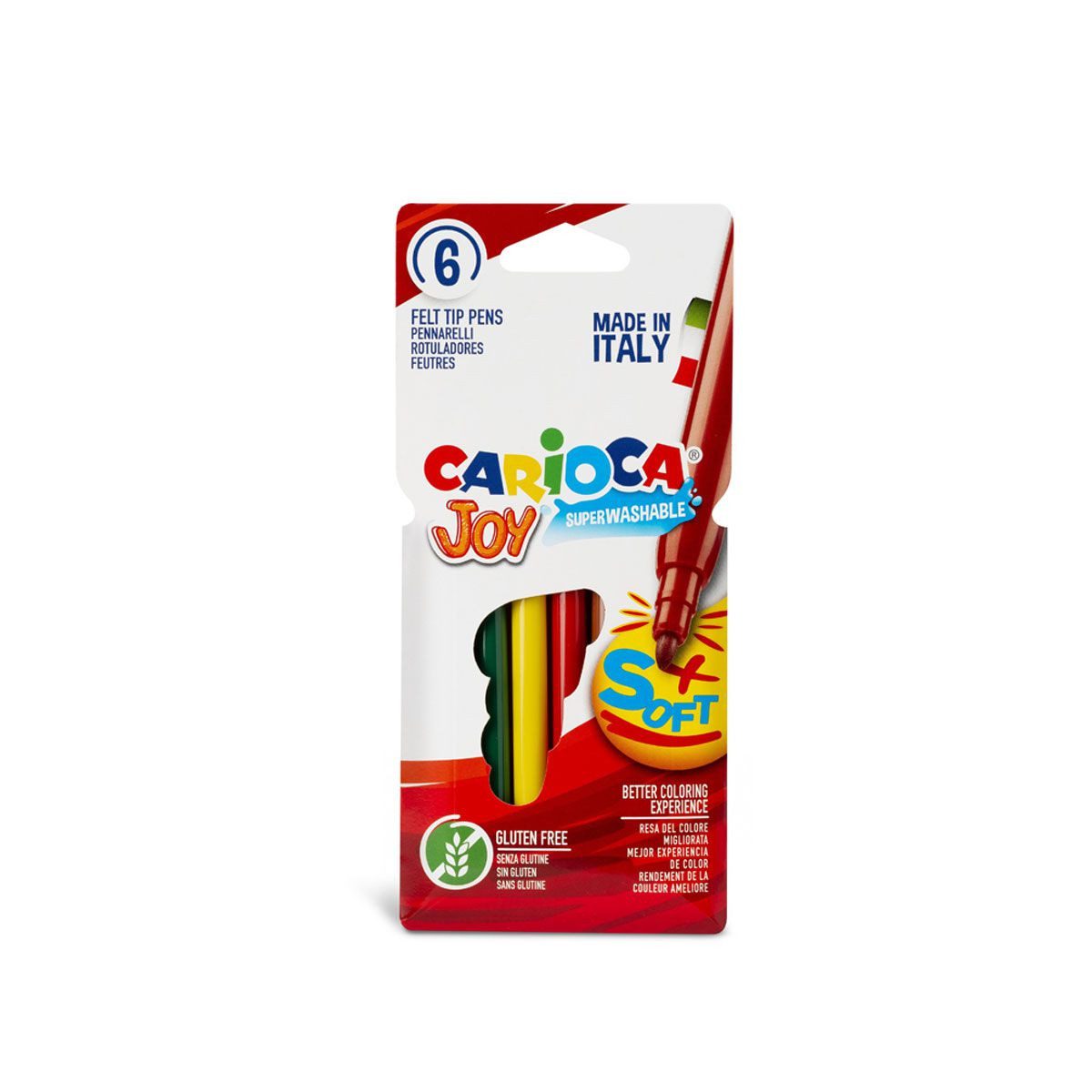Флумастери Carioca JOY 6 цвята