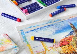 Пастели Faber-Castell Goldfaber, маслени, 36 цвята