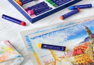 Пастели Faber-Castell Goldfaber, маслени, 24 цвята