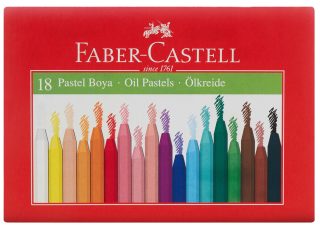 Пастели Faber-Castell, маслени, 18 цвята