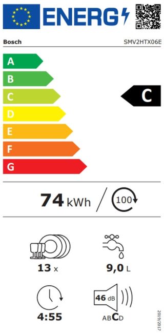 Съдомиялна Bosch SMV2HTX06E, SER2