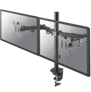 Стойка, Neomounts Flat Screen Desk Mount (clamp/grommet) for 2 screens, 10"-32"