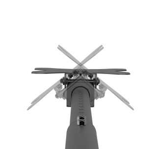 Таванна стойка Neomounts Flat Screen Ceiling Mount (Height: 106-156 cm)