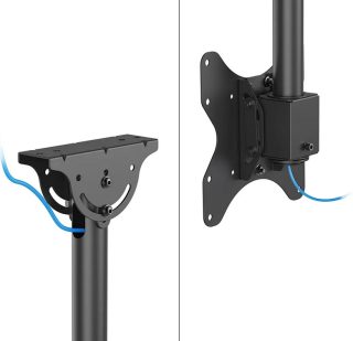 Таванна стойка Neomounts Flat Screen Ceiling Mount (Height: 106-156 cm)