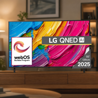 Телевизор LG 55QNED80A3A, 55" 4K QNED HDR Smart TV, 3840x2160