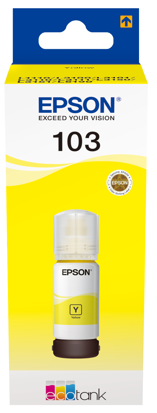 Консуматив Epson 103 EcoTank Yellow ink bottle