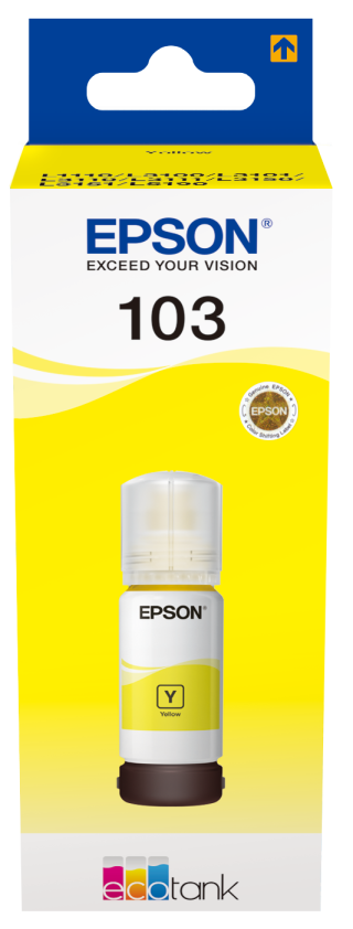 Консуматив Epson 103 EcoTank Yellow ink bottle