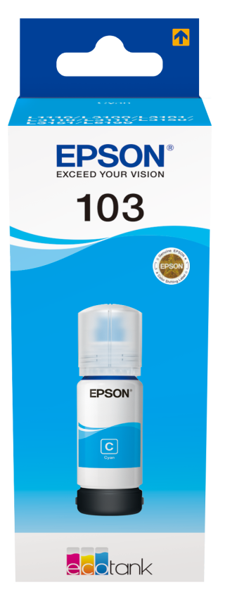 Консуматив Epson 103 EcoTank Cyan ink bottle