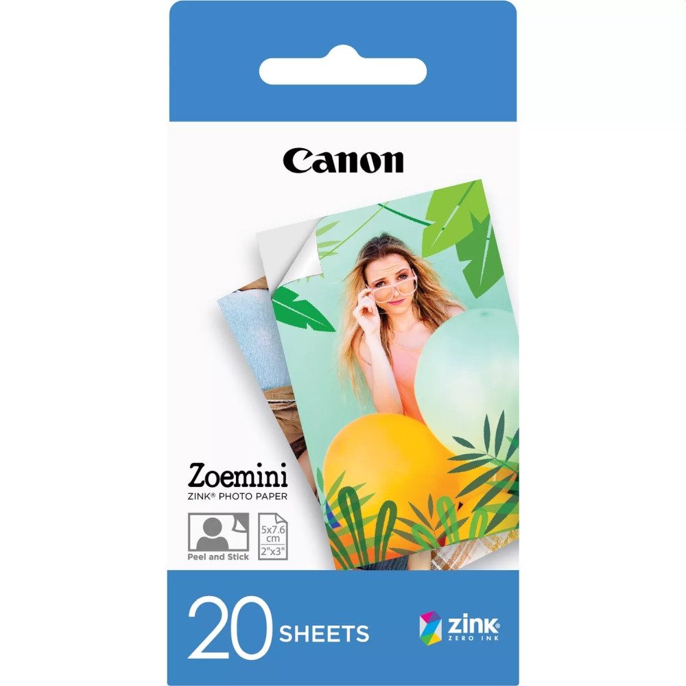Хартия Canon Zink Paper ZP-203020S 20 Sheets (5 x 7.6 cm)