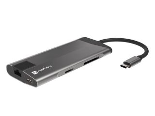 Докинг станция Natec Fowler Plus Multiport Adapter 8 in 1