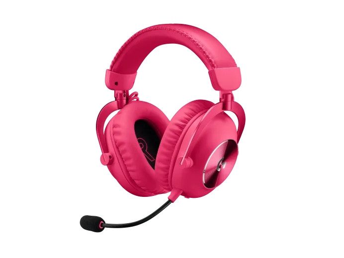 Слушалки Logitech Headset - PRO X 2 LIGHTSPEED Wireless Gaming Headset - MAGENTA