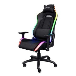 Геймърски стол TRUST GXT719 Ruya RGB Gaming Chair Black
