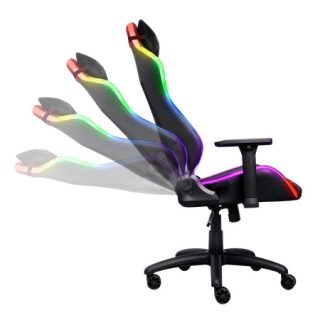 Геймърски стол TRUST GXT719 Ruya RGB Gaming Chair Black