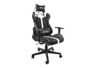 Геймърски стол Fury Gaming chair, Avenger XL, White