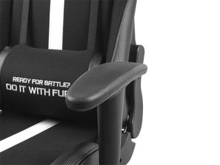 Геймърски стол Fury Gaming chair, Avenger XL, White