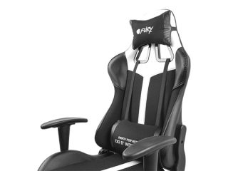 Геймърски стол Fury Gaming chair, Avenger XL, White