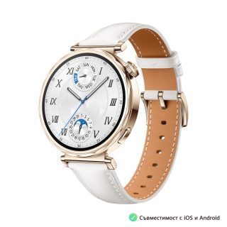 Часовник Huawei Watch GT5 Jana-B19L 1.32",White Leather