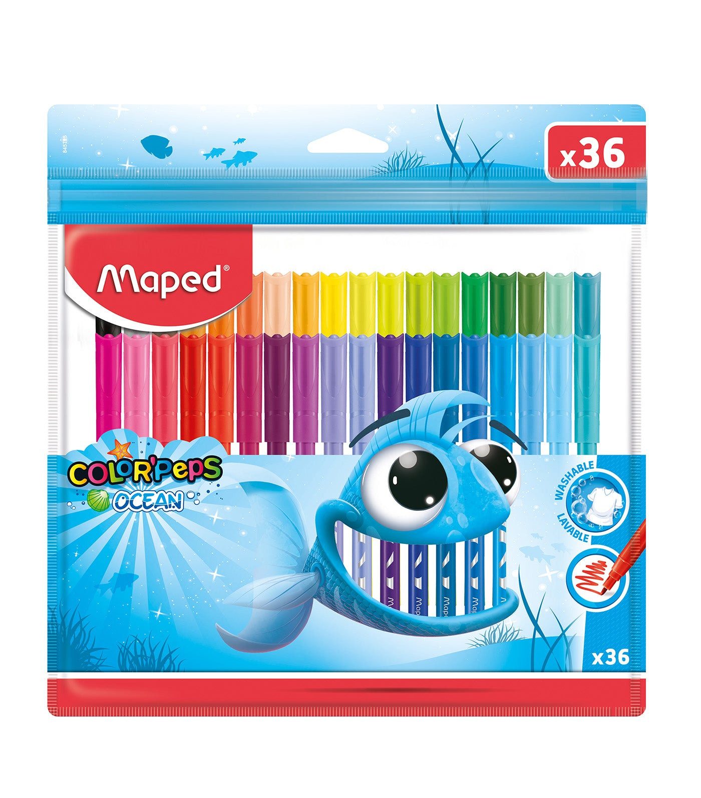 Флумастери 36 цвята MAPED OCEAN