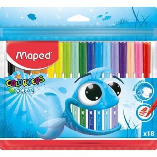 Флумастери 18 цвята MAPED OCEAN