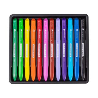 Пастели пластик Deli Color Emotion EC20000, 12 цвята