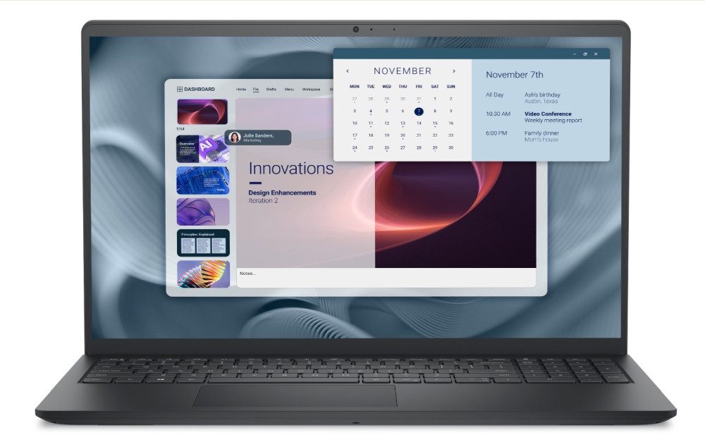 Лаптоп Dell Pro 15 Essential PV15250, Intel Core i7-1355U