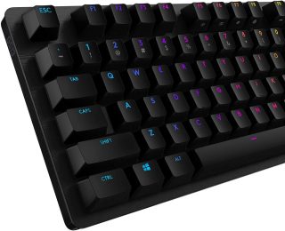 Клавиатура Logitech G512 Keyboard, GX Red Linear, Lightsync RGB, USB Passthrough, Aluminum Alloy, Game Mode, Black Carbon