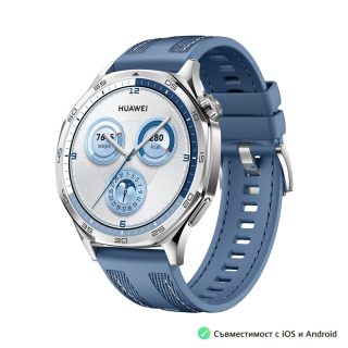 Часовник Huawei Watch GT5 Vili-B19W 1.43", Blue Woven