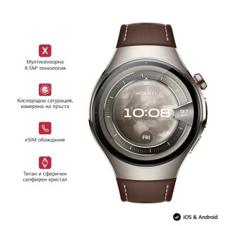 Часовник Huawei Watch 5 Rates-L29L, Brown