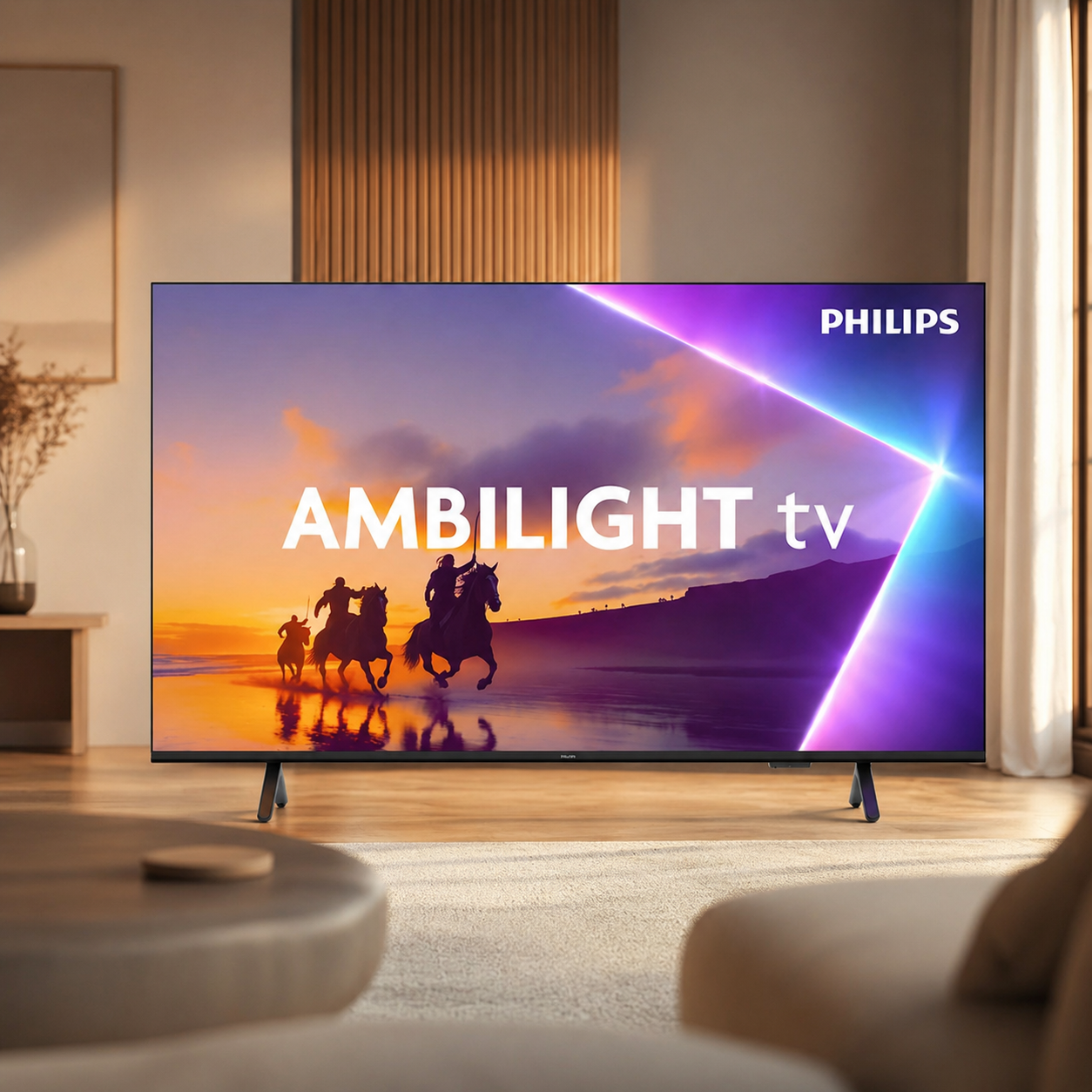 Телевизор Philips 50PUS8510/12, 50" 4K Ultra HD QLED, 3840x2160p