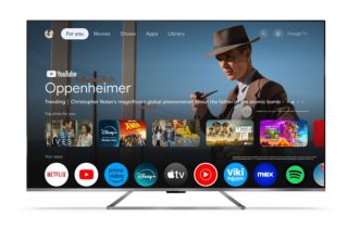 Телевизор Sharp 75GP7265E, 75" QLED Google TV, 4K Ultra HD 3840x2160 Frameless