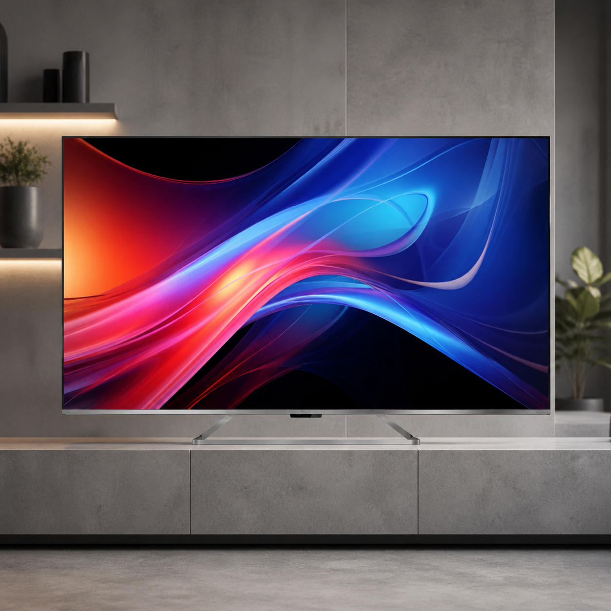 Телевизор Sharp 75GP7265E, 75" QLED Google TV, 4K Ultra HD 3840x2160 Frameless