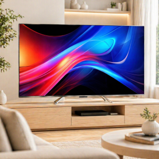 Телевизор Sharp 65GP7265E, 65" QLED Google TV, 4K Ultra HD 3840x2160 Frameless