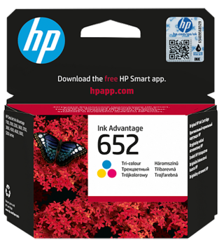 Консуматив HP 652 Tri-colour Ink Cartridge