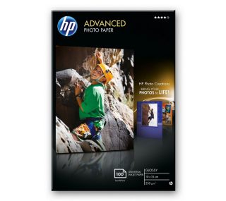 Хартия HP Advanced Glossy Photo Paper-100 sht/10 x 15 cm borderlesss
