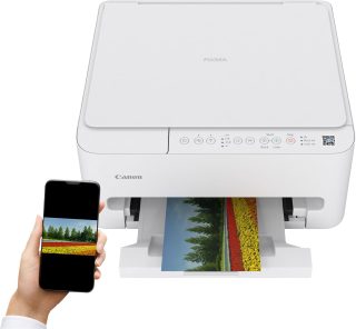 Мастилоструйно многофункционално устройство Canon PIXMA TS4150i All-In-One, White