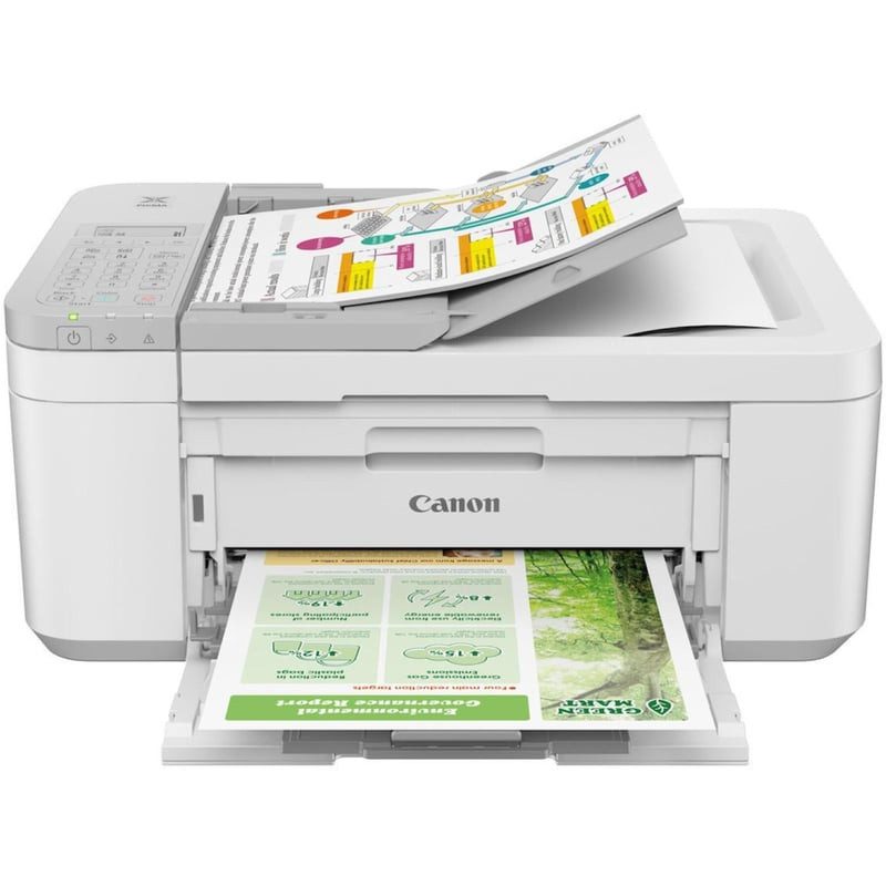 Мастилоструйно многофункционално устройство Canon PIXMA TR4756i All-In-One, White