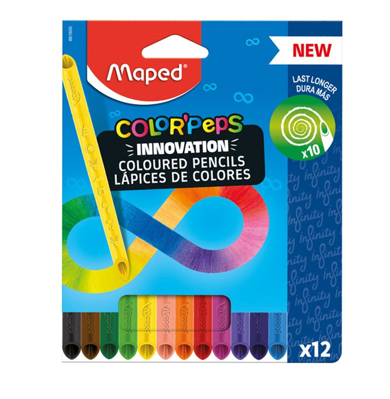 Цветни моливи Maped INFINITY 12 цвята