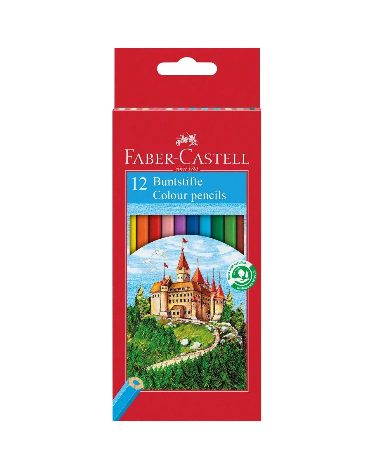 Цветни моливи Faber-Castell 12 цвята