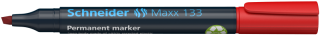 Перманентен маркер Schneider Maxx 133, скосен връх, 4 мм, червен