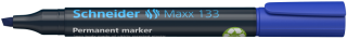 Перманентен маркер Schneider Maxx 133, скосен връх, 4 мм, син