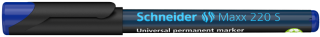 Перманентен маркер Schneider Maxx 220 S, 0.4 мм, син