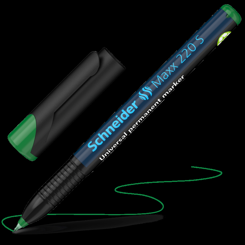 Перманентен маркер Schneider Maxx 220 S, 0.4 мм, зелен