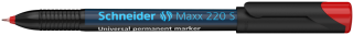 Перманентен маркер Schneider Maxx 220 S, 0.4 мм, червен