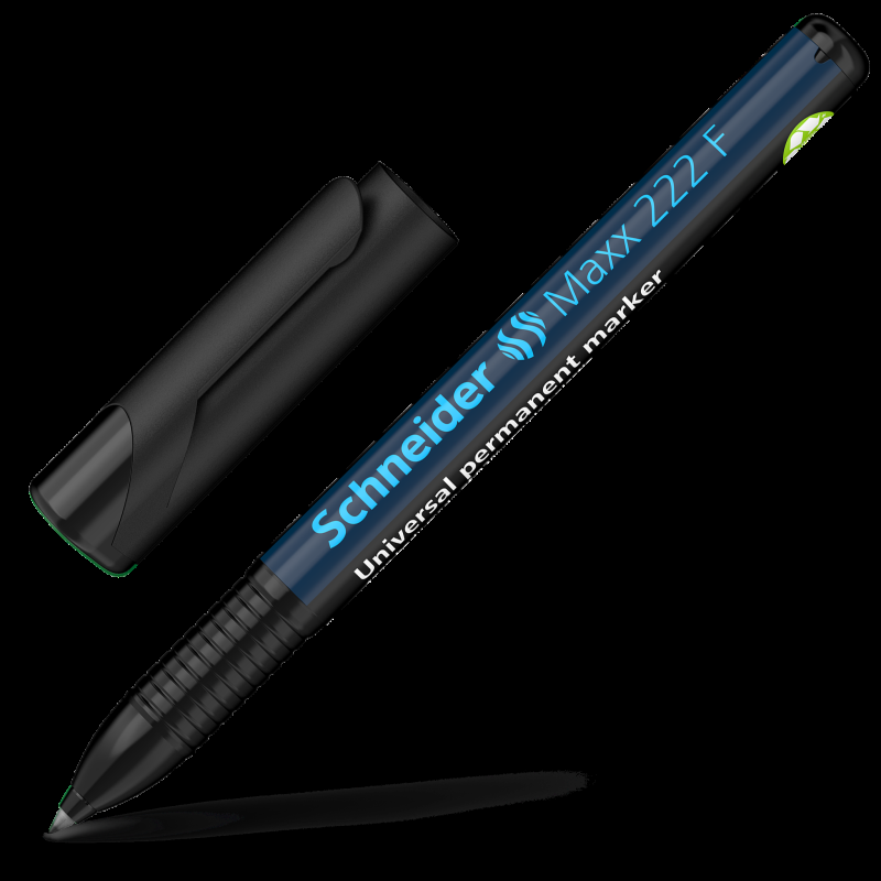 Перманентен маркер Schneider Maxx 222 F, 0.7 мм, черен