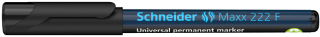 Перманентен маркер Schneider Maxx 222 F, 0.7 мм, черен